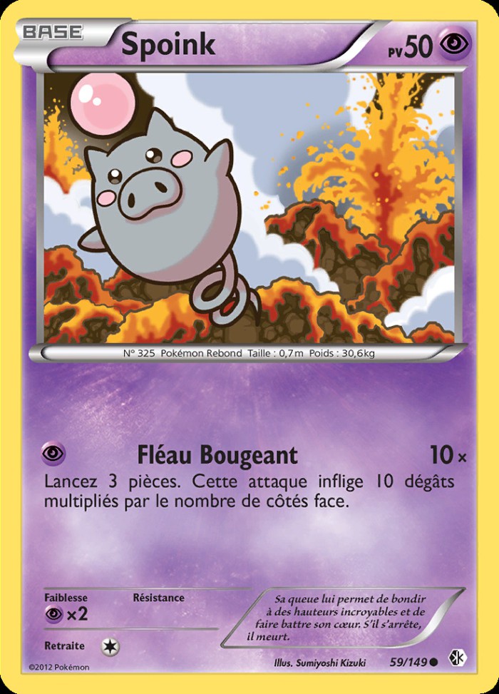 Carte Pokémon: Spoink