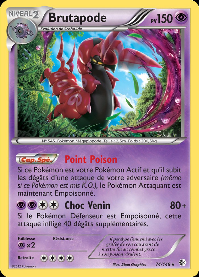 Carte Pokémon: Brutapode