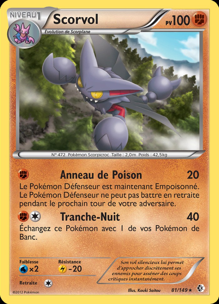 Carte Pokémon: Scorvol