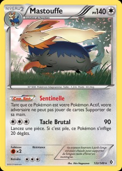 Carte Pokémon: Mastouffe