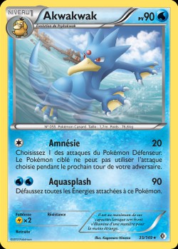 Carte Pokémon: Akwakwak