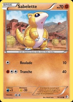 Carte Pokémon: Sabelette