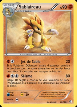 Carte Pokémon: Sablaireau