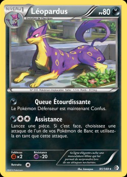 Carte Pokémon: Léopardus