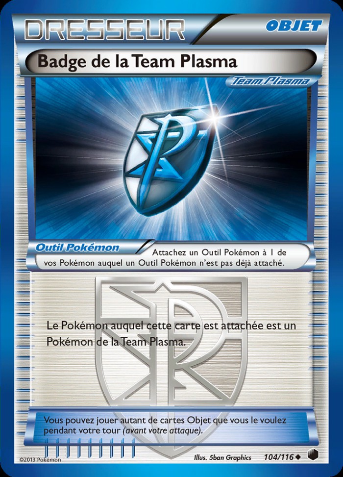 Carte Pokémon: Badge de la Team Plasma