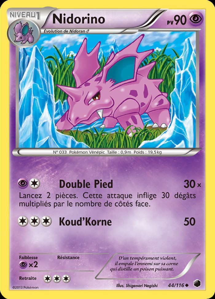 Carte Pokémon: Nidorino