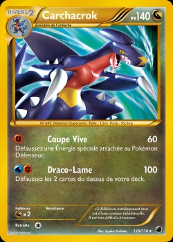 Carte Pokémon: Carchacrok