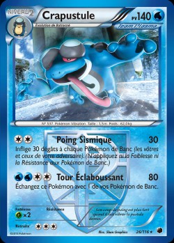 Carte Pokémon: Crapustule