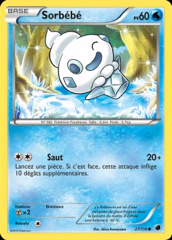 Carte Pokémon: Sorbébé