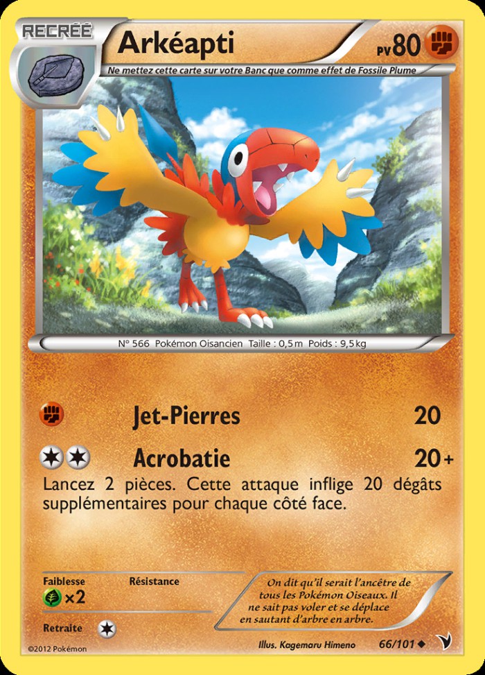 Carte Pokémon: Arkéapti