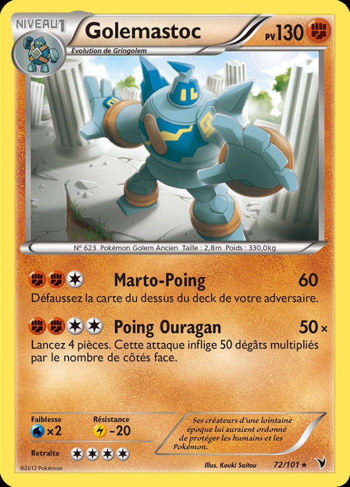 Carte Pokémon: Golemastoc