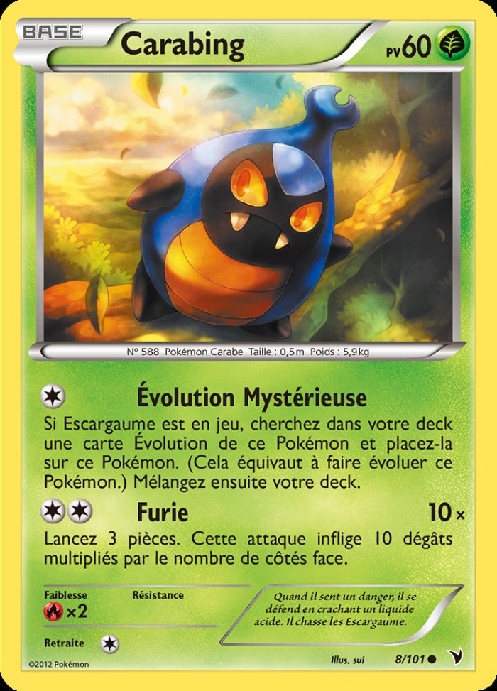 Carte Pokémon: Carabing