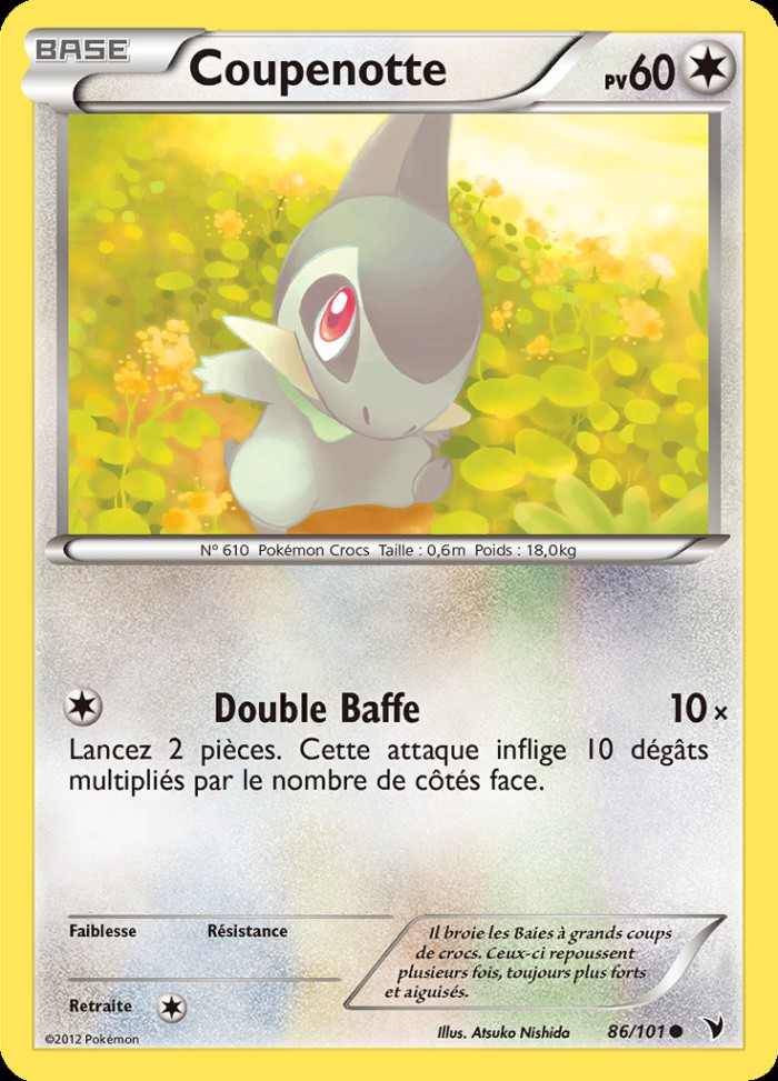 Carte Pokémon: Coupenotte