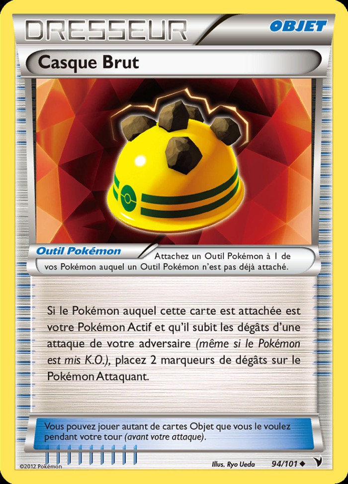 Carte Pokémon: Casque Brut