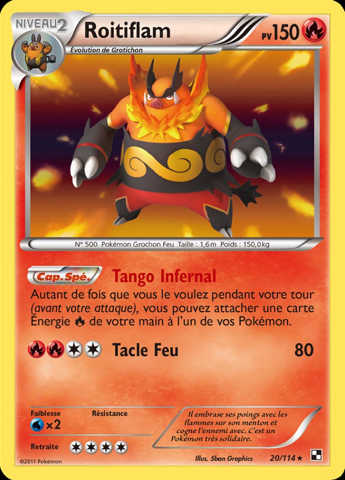 Carte Pokémon: Roitiflam