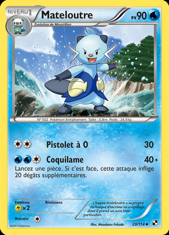 Carte Pokémon: Mateloutre