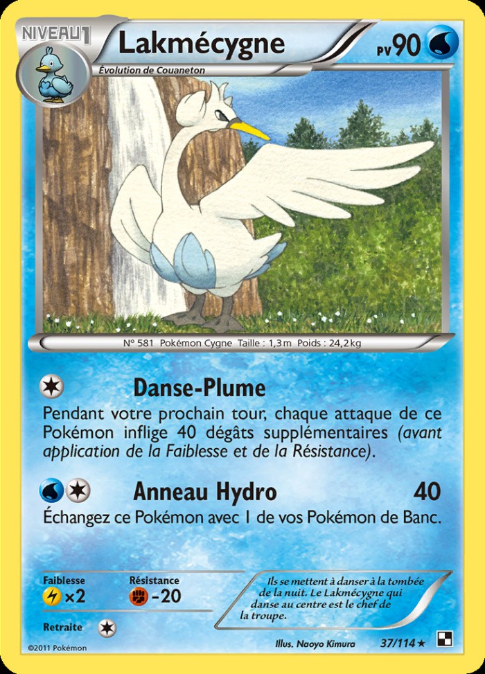 Carte Pokémon: Lakmécygne