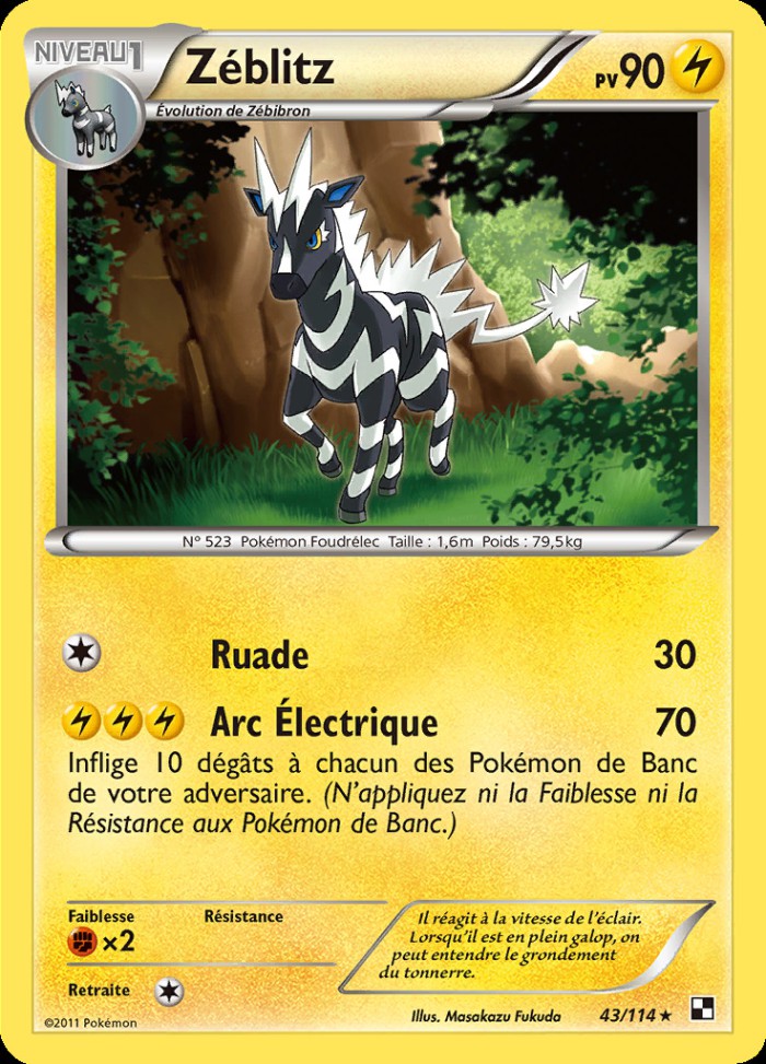 Carte Pokémon: Zéblitz