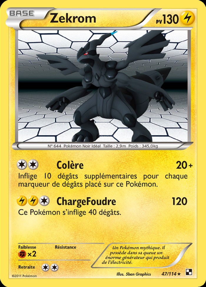 Carte Pokémon: Zekrom