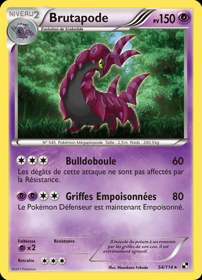 Carte Pokémon: Brutapode