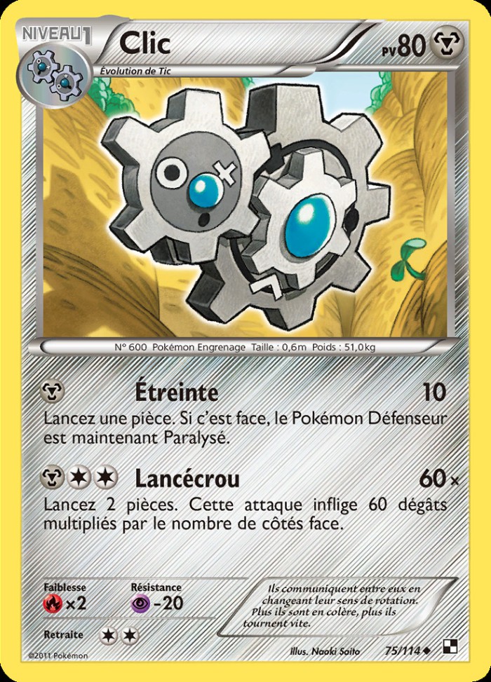 Carte Pokémon: Clic