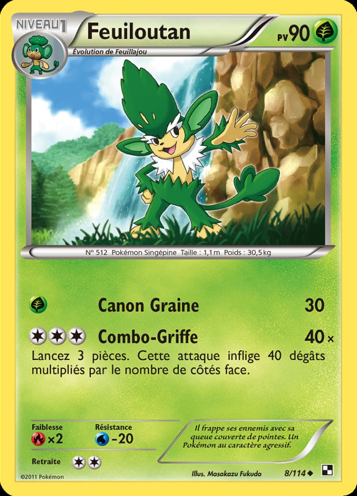 Carte Pokémon: Feuiloutan