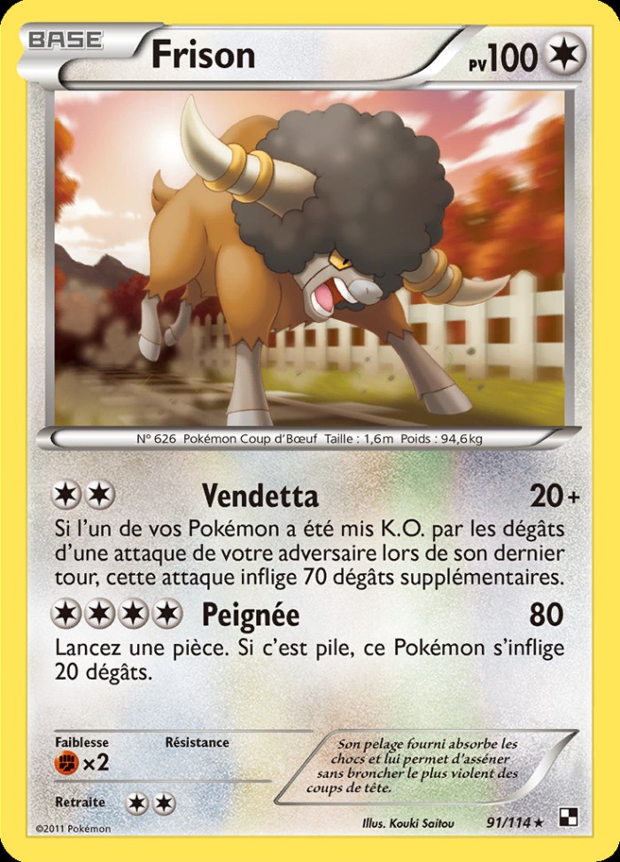 Carte Pokémon: Frison