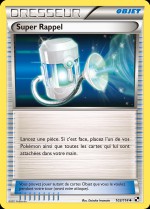 Carte Pokémon: Super Rappel