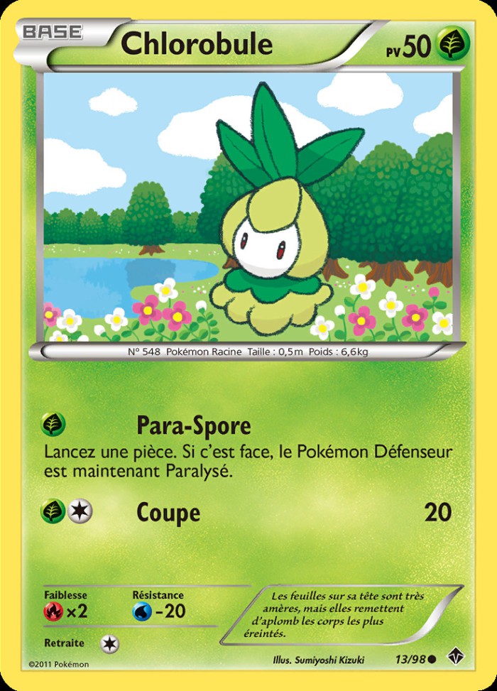 Carte Pokémon: Chlorobule