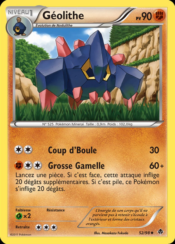 Carte Pokémon: Géolithe