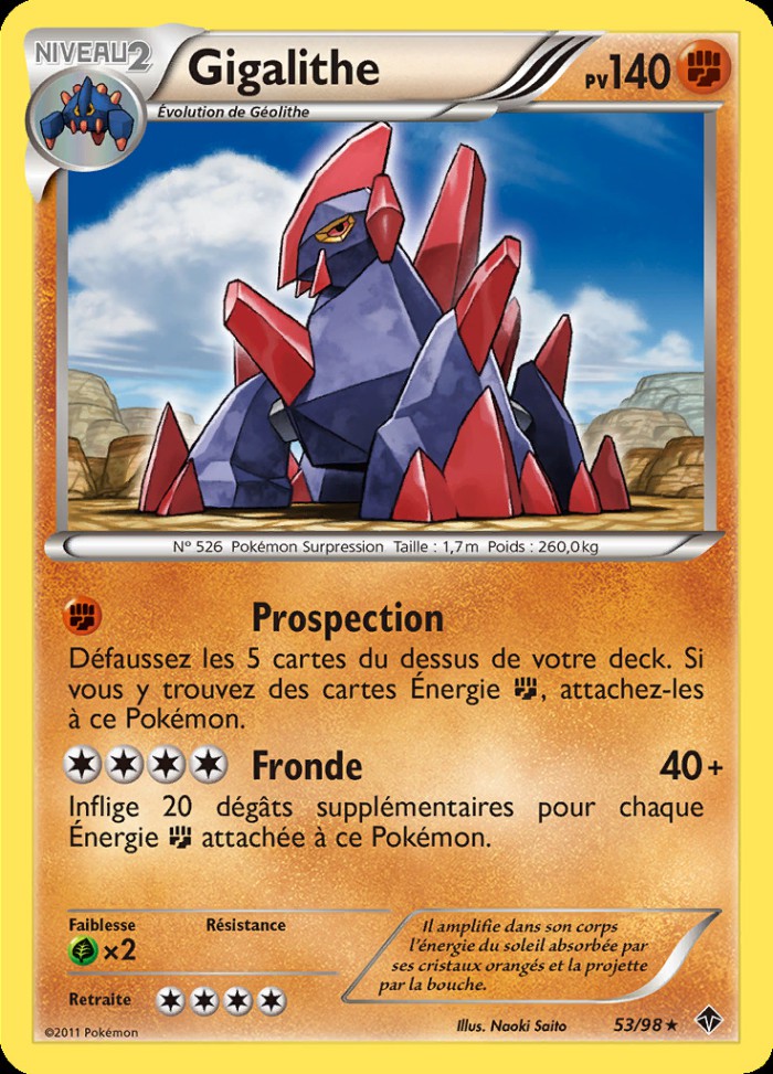 Carte Pokémon: Gigalithe