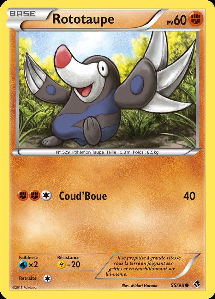 Carte Pokémon: Rototaupe