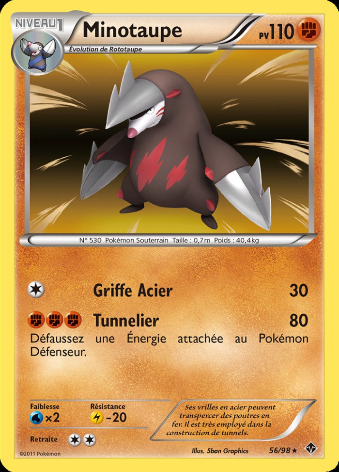 Carte Pokémon: Minotaupe