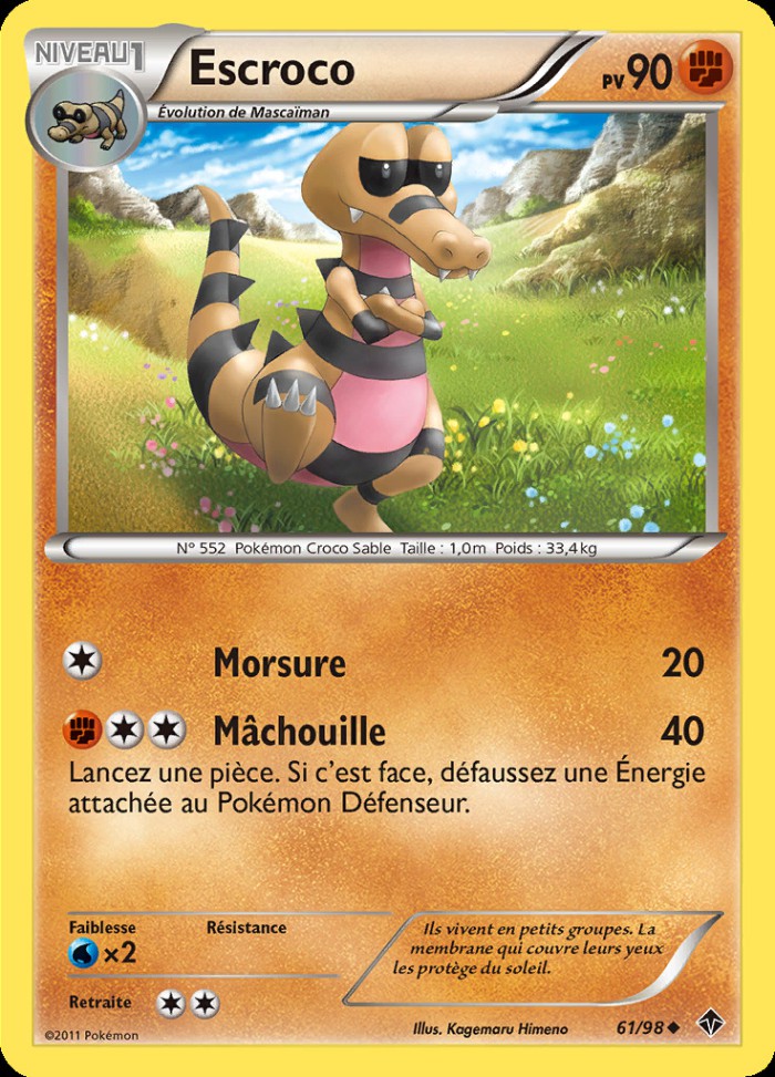 Carte Pokémon: Escroco