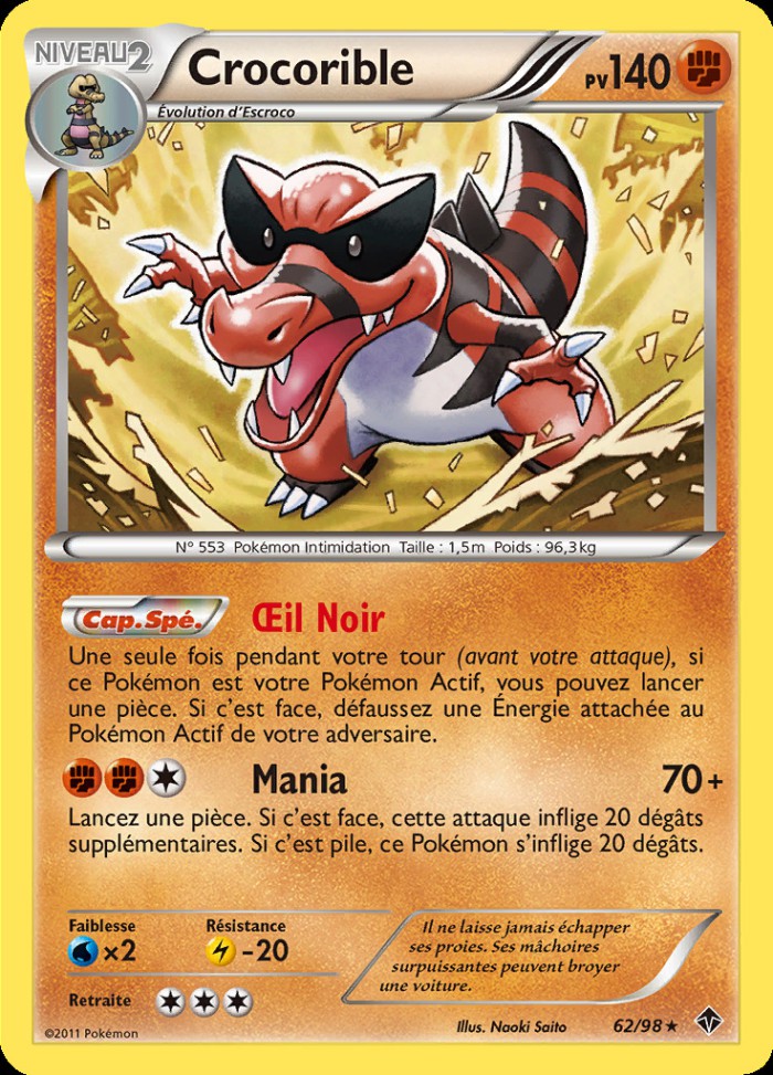 Carte Pokémon: Crocorible