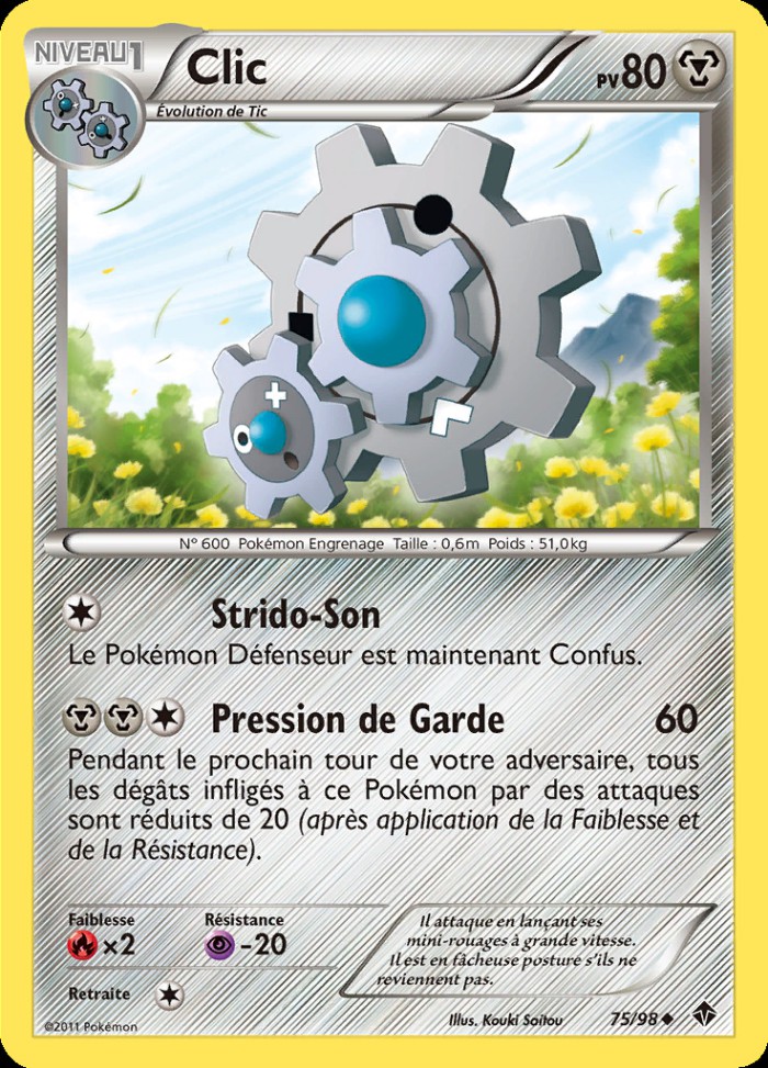 Carte Pokémon: Clic