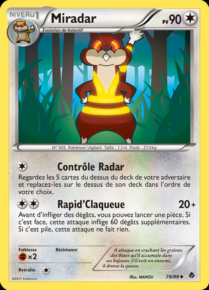 Carte Pokémon: Miradar