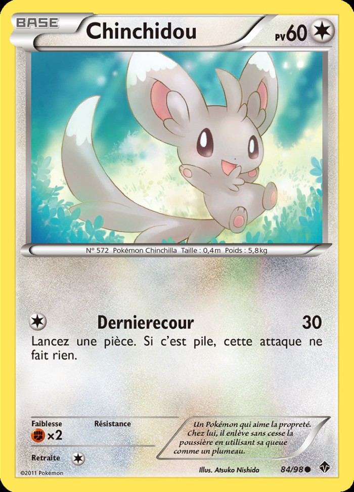 Carte Pokémon: Chinchidou