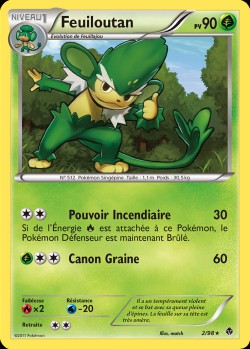 Carte Pokémon: Feuiloutan