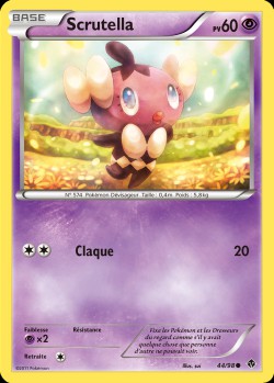 Carte Pokémon: Scrutella