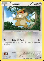 Carte Pokémon: Ratentif