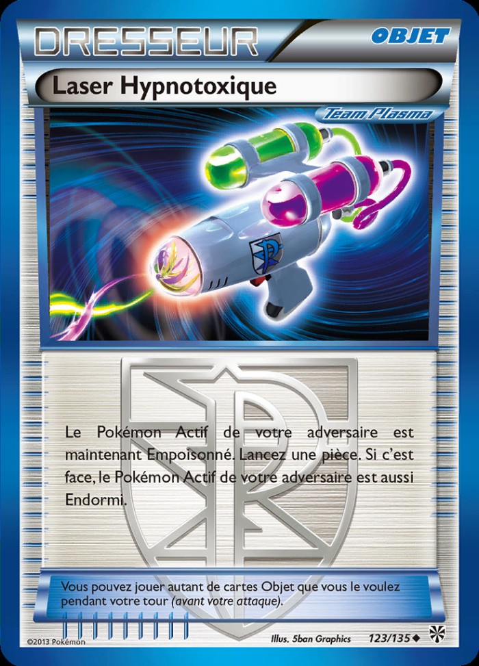 Carte Pokémon: Laser Hypnotoxique