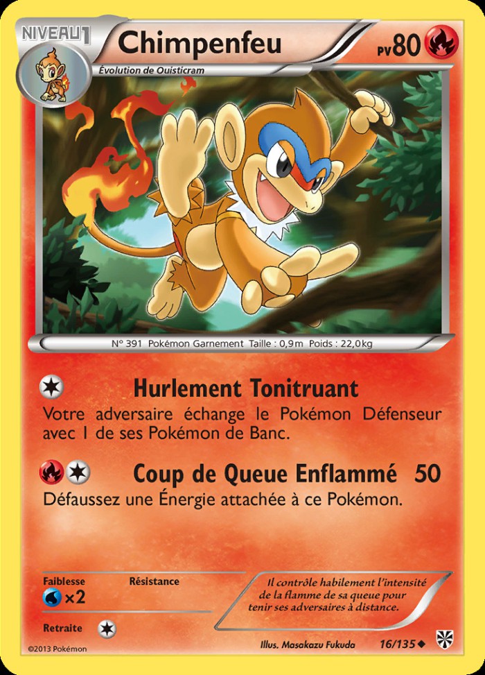 Carte Pokémon: Chimpenfeu