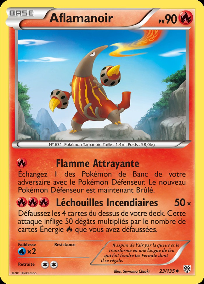 Carte Pokémon: Aflamanoir