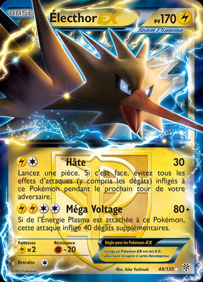 Carte Pokémon: Électhor EX