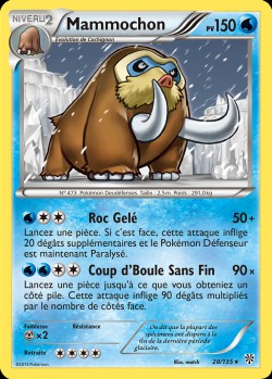 Carte Pokémon: Mammochon