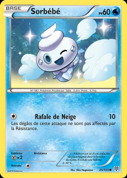 Carte Pokémon: Sorbébé