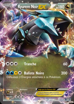 Carte Pokémon: Kyurem Noir EX