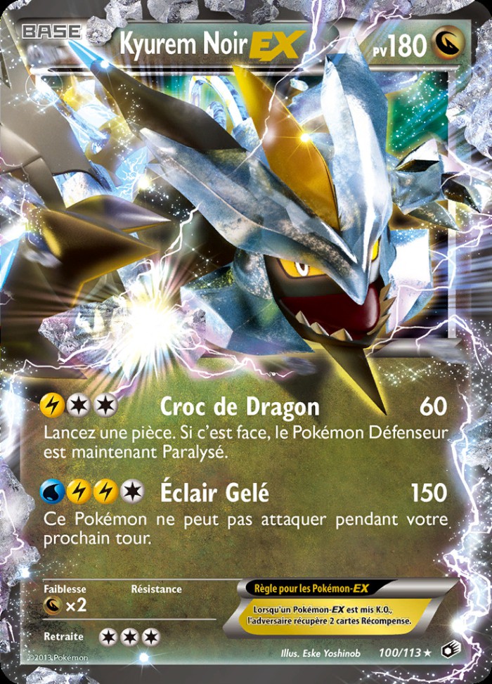 Carte Pokémon: Kyurem Noir EX