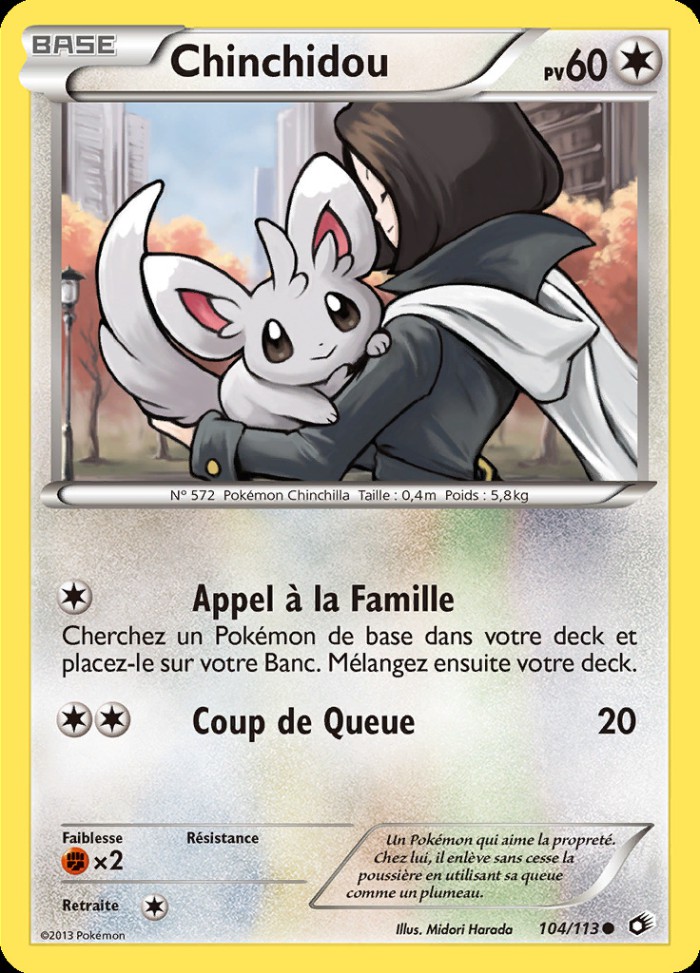 Carte Pokémon: Chinchidou